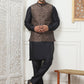 Embroidered Silk Blend Nehru Jacket