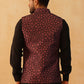 Embroidered Silk Blend Nehru Jacket