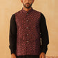 Embroidered Silk Blend Nehru Jacket