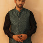 Embroidered Silk Blend Nehru Jacket
