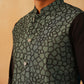 Embroidered Silk Blend Nehru Jacket