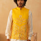 Embroidered Silk Blend Nehru Jacket