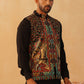 Printed Velvet Nehru Jacket