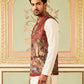 Printed Velvet Nehru Jacket