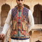 Printed Velvet Nehru Jacket