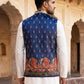Printed Velvet Nehru Jacket