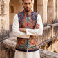Printed Velvet Nehru Jacket