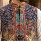 Printed Velvet Nehru Jacket