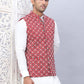 Embroidered Viscose Rayon Nehru Jacket