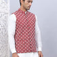 Embroidered Viscose Rayon Nehru Jacket