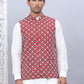 Embroidered Viscose Rayon Nehru Jacket