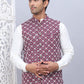 Embroidered Viscose Rayon Nehru Jacket