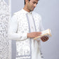 Embroidered Silk Blend Nehru Jacket