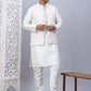 Embossed Silk Blend Nehru Jacket