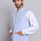 Woven Design Nehru Jacket For Men ( JOWC 4120Blue )