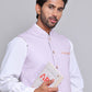 Woven Design Nehru Jacket For Men ( JOWC 4120Purple )