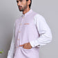 Woven Design Nehru Jacket For Men ( JOWC 4120Purple )