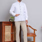 Woven Design Nehru Jacket For Men ( JOWC 4120Sky )
