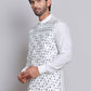 Embroidered Nehru Jacket For Men ( JOWC 4121Blue )