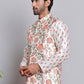 Digital Printed Nehru Jacket For Men ( JOWC 4122Cream )