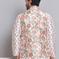 Digital Printed Nehru Jacket For Men ( JOWC 4122Cream )