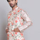 Digital Printed Nehru Jacket For Men ( JOWC 4122Golden )