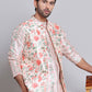 Digital Printed Nehru Jacket For Men ( JOWC 4122Golden )