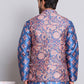 Digital Printed Nehru Jacket For Men ( JOWC 4122Peacock )