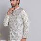 Digital Printed Nehru Jacket For Men ( JOWC 4122Pista )