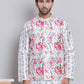 Digital Printed Nehru Jacket For Men ( JOWC 4122White )