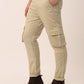 Indian Needle Men's Casual Cotton Solid Cargo Pants