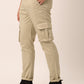 Indian Needle Men's Casual Cotton Solid Cargo Pants