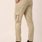 Indian Needle Men's Casual Cotton Solid Cargo Pants