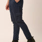 Indian Needle Men's Casual Cotton Solid Cargo Pants