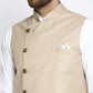Jompers Men's Beige Nehru Jacket ( JOWC 4022Beige )