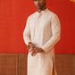 Sequins & Embroidered Kurtas For Men ( KKO 5128Beige )