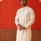 Sequins & Embroidered Kurtas For Men ( KKO 5128Cream )