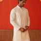 Sequins & Embroidered Kurtas For Men ( KKO 5128Cream )