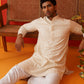 Sequins & Embroidered Kurtas For Men ( KKO 5128Cream )