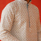 Sequins & Embroidered Kurtas For Men ( KKO 5128Grey )