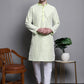 Sequin Embroidered Silk Blend Kurtas