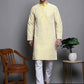 Sequin Embroidered Silk Blend Kurtas
