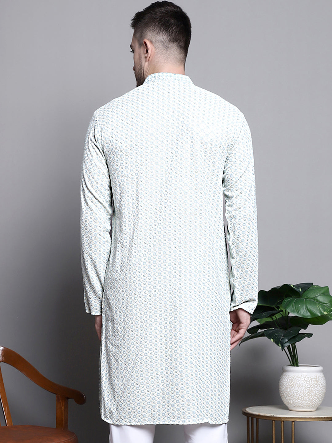 Sequin Embroidered Pure Cotton Kurtas [FF] [C-9]