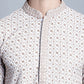 Men's Chikankari Embroidered Kurta Only