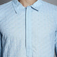 Men's Chikankari Embroidered and Sequence Kurta Only