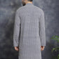 Sequin Embroidered Pure Cotton Kurtas ( KO 5028Navy ) [FF] [I-1-4]