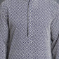 Sequin Embroidered Pure Cotton Kurtas ( KO 5028Navy ) [FF] [I-1-4]