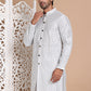 Sequin Chikankari Front Open Kurtas ( KO 5029Grey )