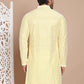 Sequin Chikankari Front Open Kurtas ( KO 5029Yellow )