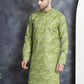 Men's Printed Kurtas ( KO 5031Olive )